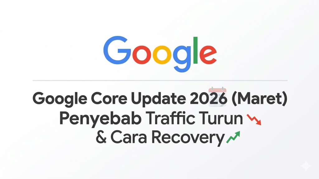 Google Core Update 2026 (Maret): Penyebab Traffic Turun & Cara Recovery