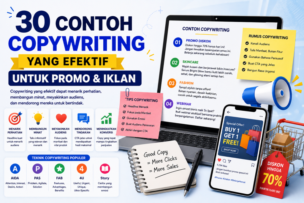30 Contoh Copywriting yang Efektif untuk Promo dan Iklan