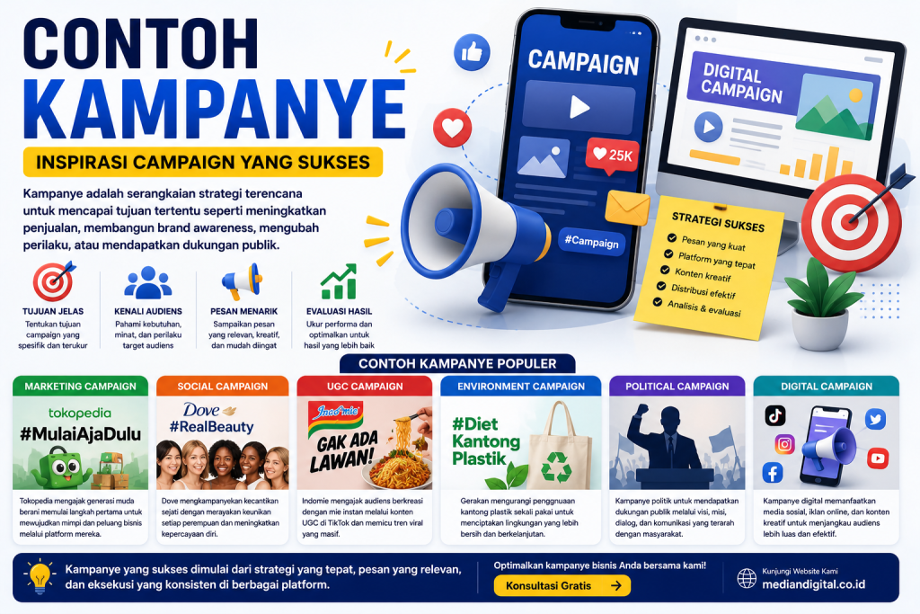 Contoh Kampanye Marketing, Sosial, dan Digital yang Sukses